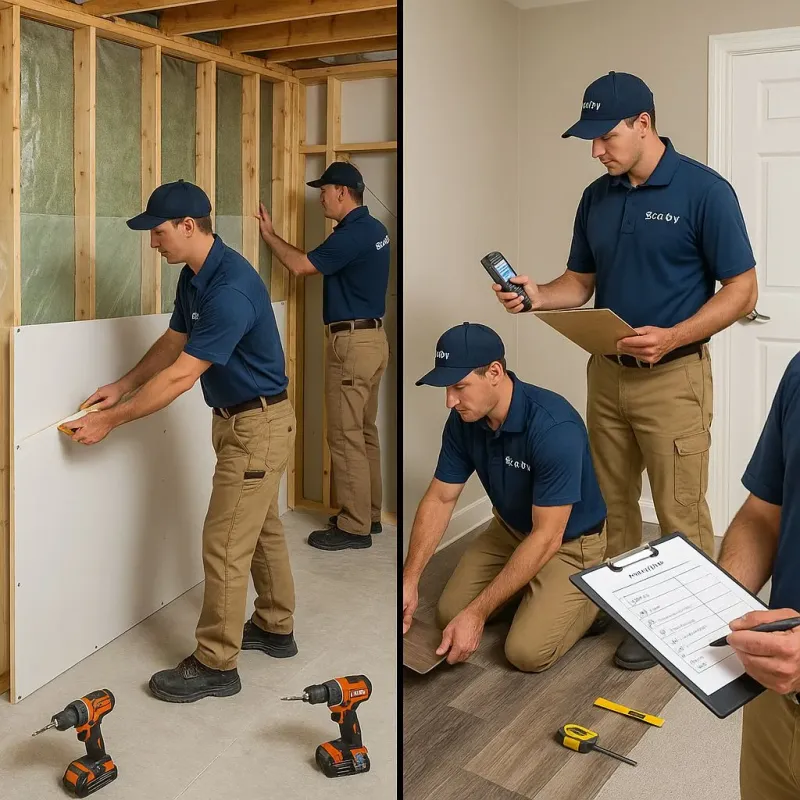 Repairs and Reconstruction process in Brocton, NY